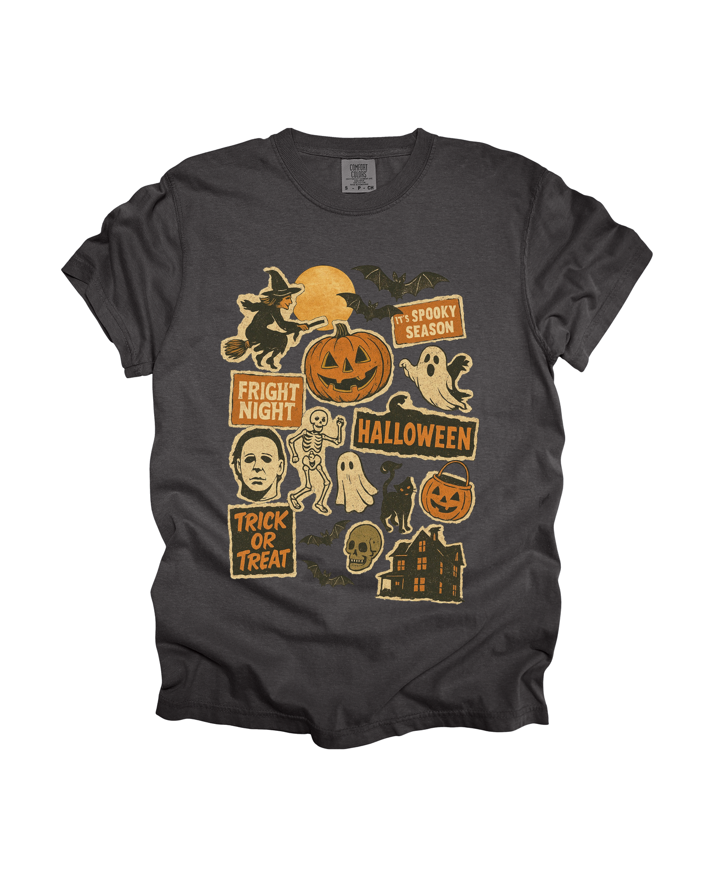 Vintage Halloween Charms Adult Tee
