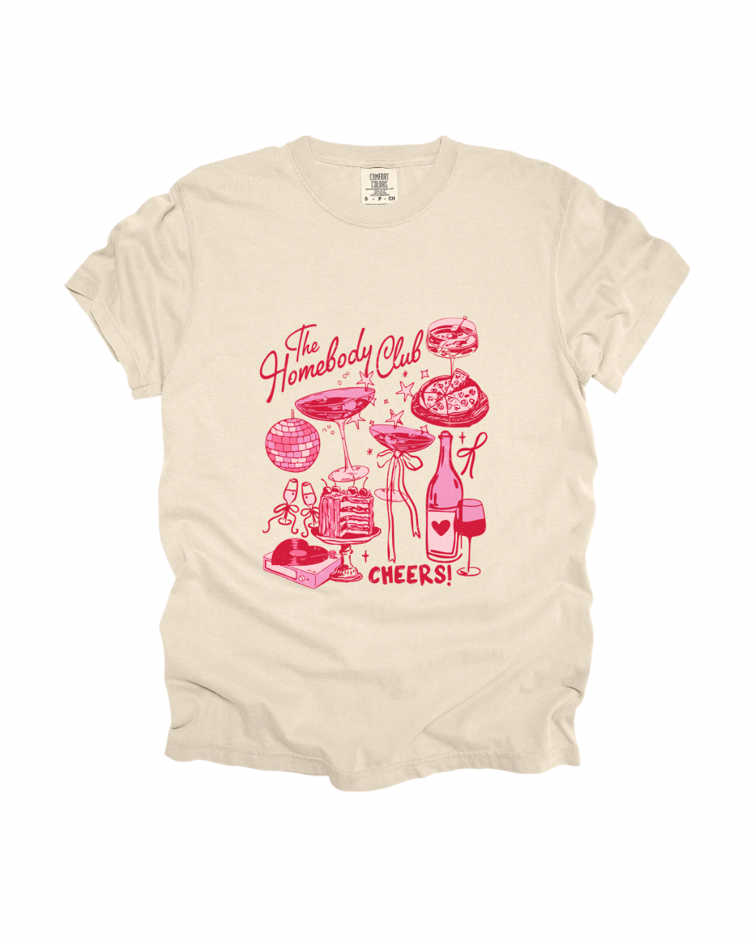 Homebody Club Cheers Adult Tee
