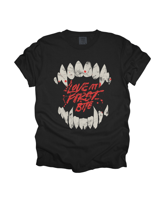 Love At First Bite Adult Tee