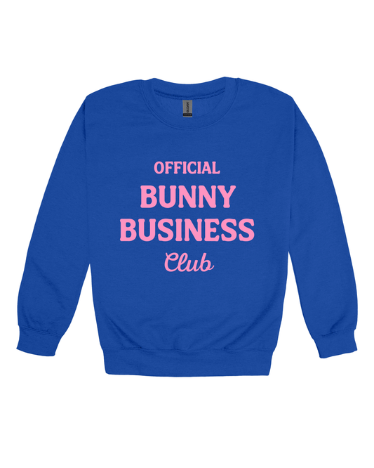 Official Bunny Business Club Adult Sweatshirt