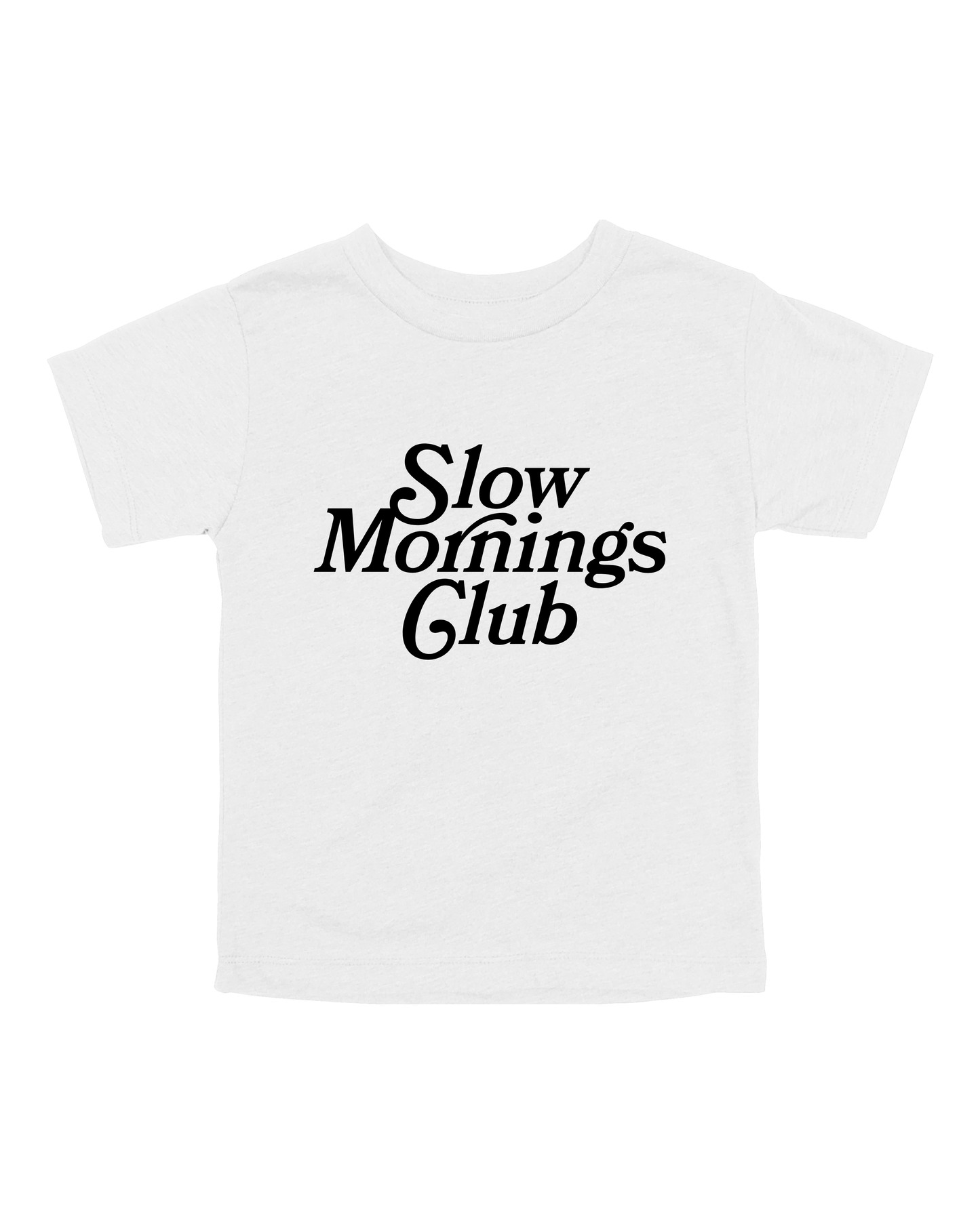 Slow Mornings Club Youth Tee