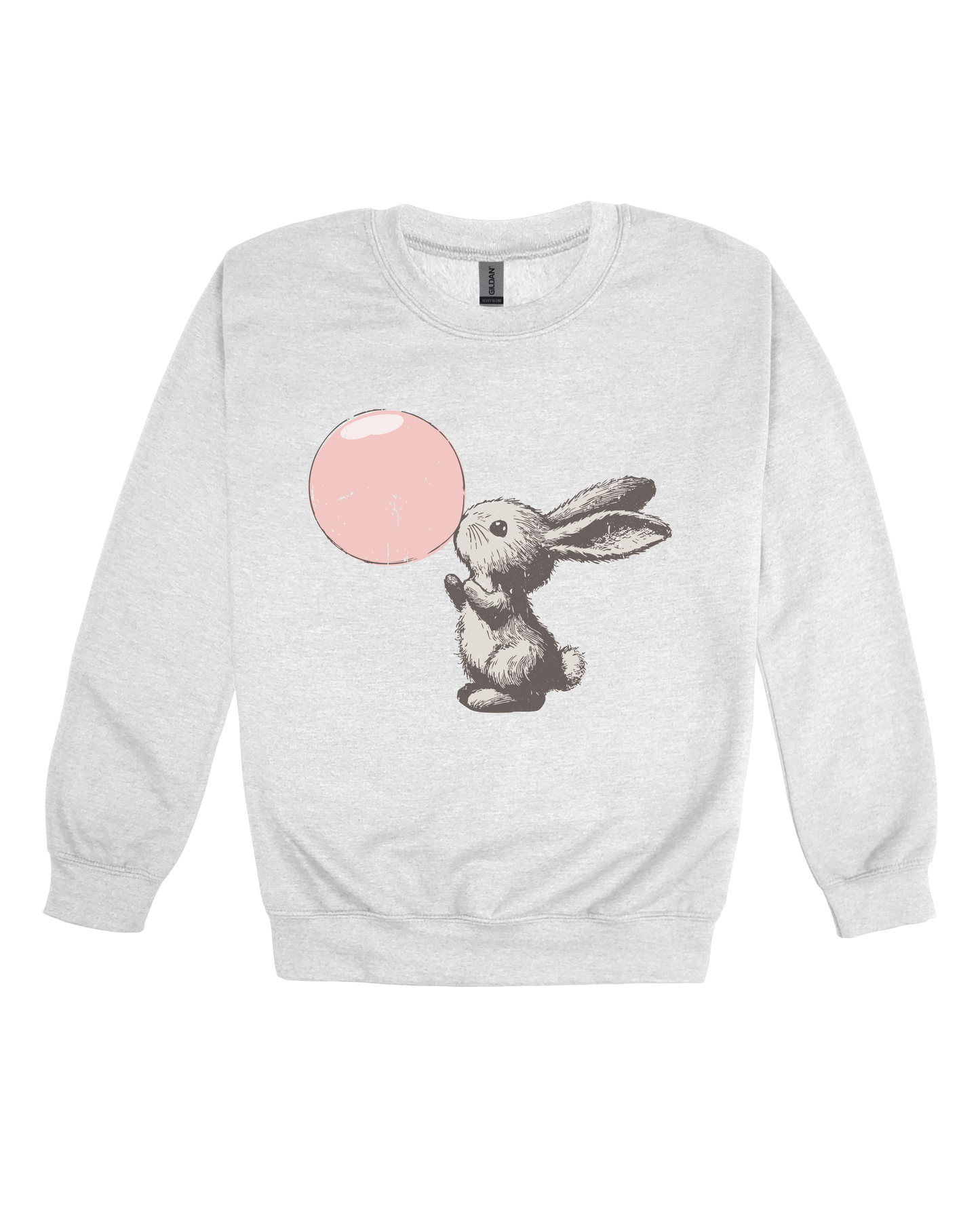 Bubblegum Bunny Adult Sweatshirt
