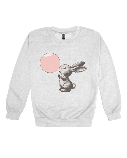 Bubblegum Bunny Adult Sweatshirt