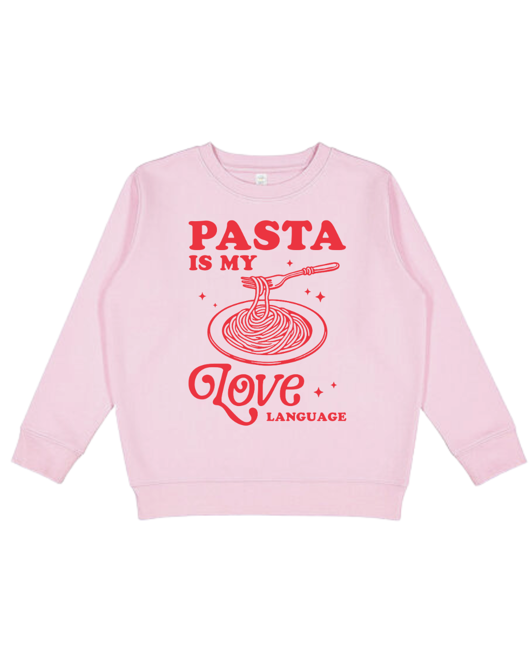 Pasta Is My Love Language Youth Sweatshirt