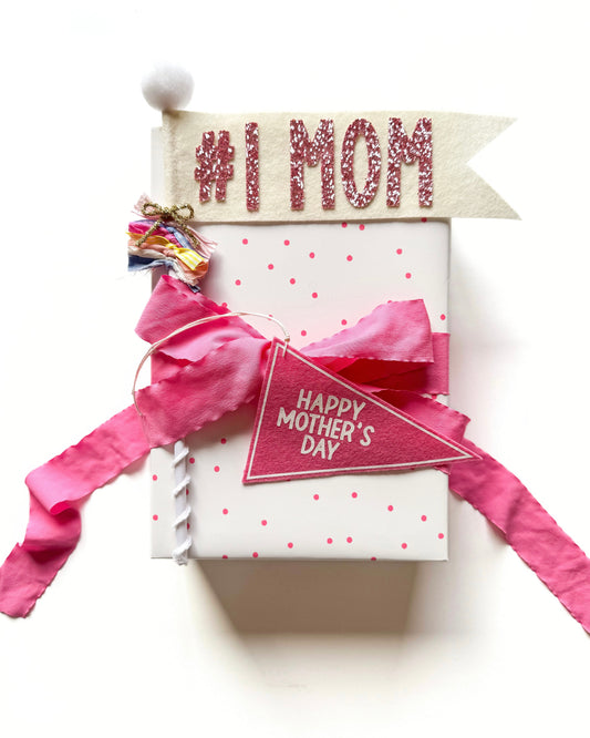 Custom Pennant Gift Tag | Mother’s Day
