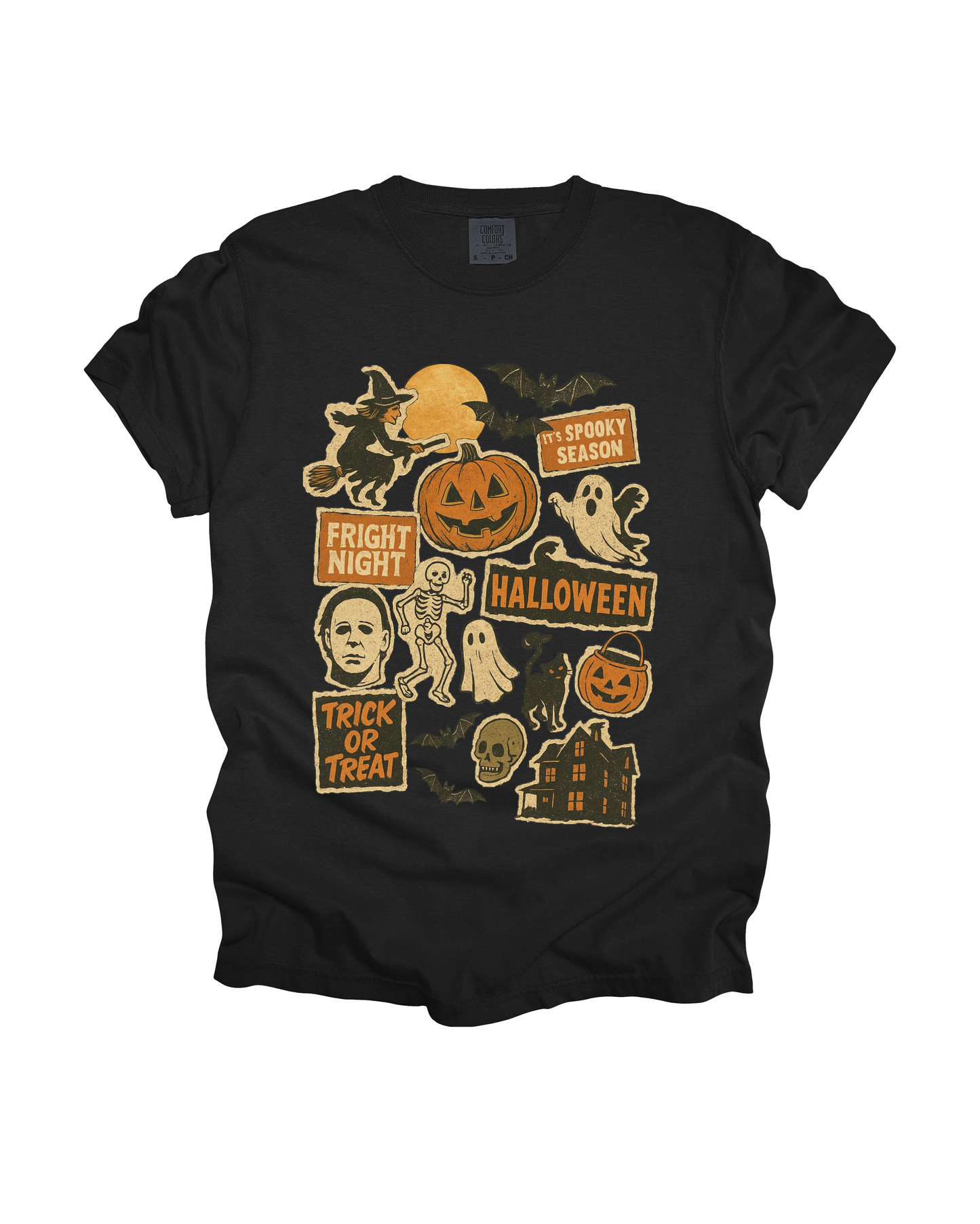 Vintage Halloween Charms Adult Tee