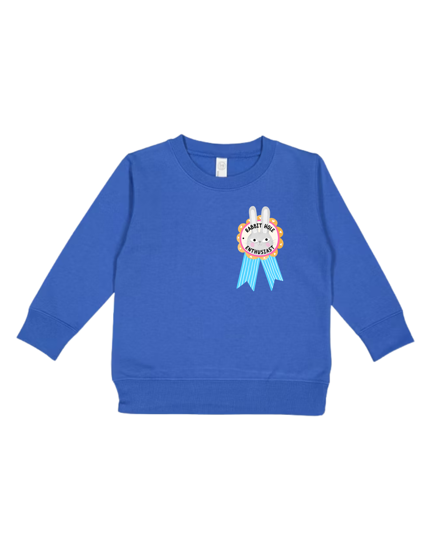Rabbit Hole Enthusiast Toddler Sweatshirt
