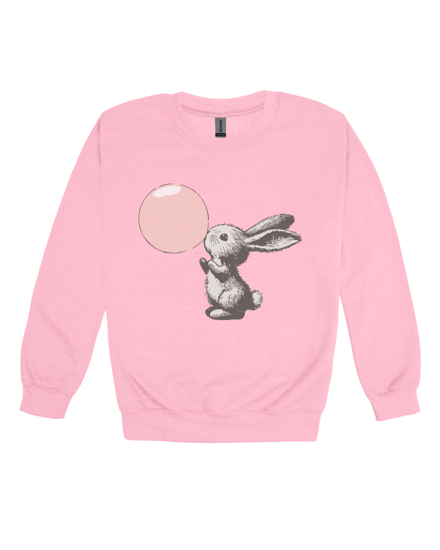 Bubblegum Bunny Adult Sweatshirt