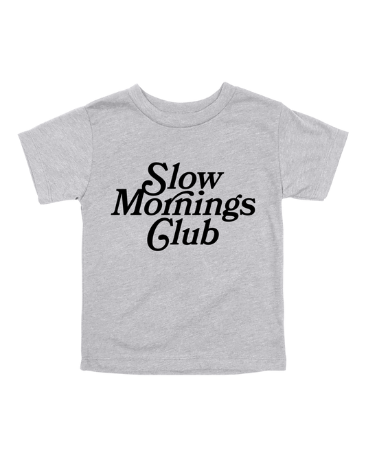 Slow Mornings Club Youth Tee