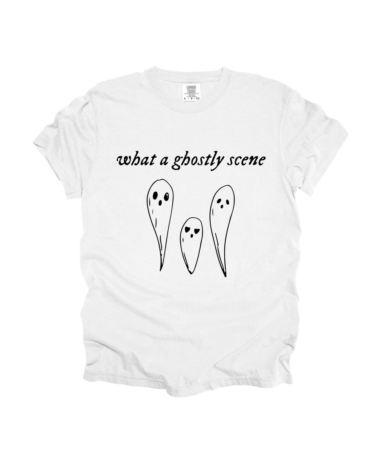 What A Ghostly Scene Adult Tee