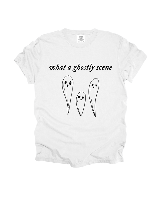 What A Ghostly Scene Adult Tee