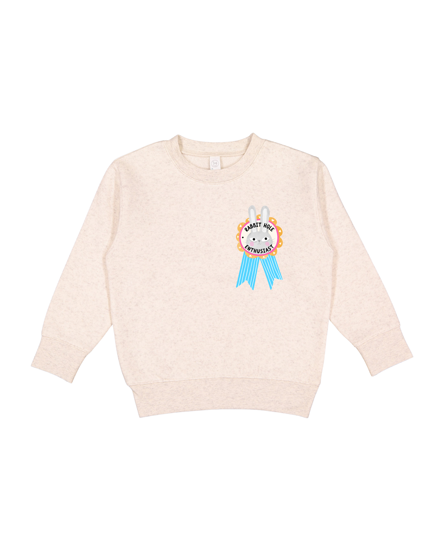 Rabbit Hole Enthusiast Toddler Sweatshirt