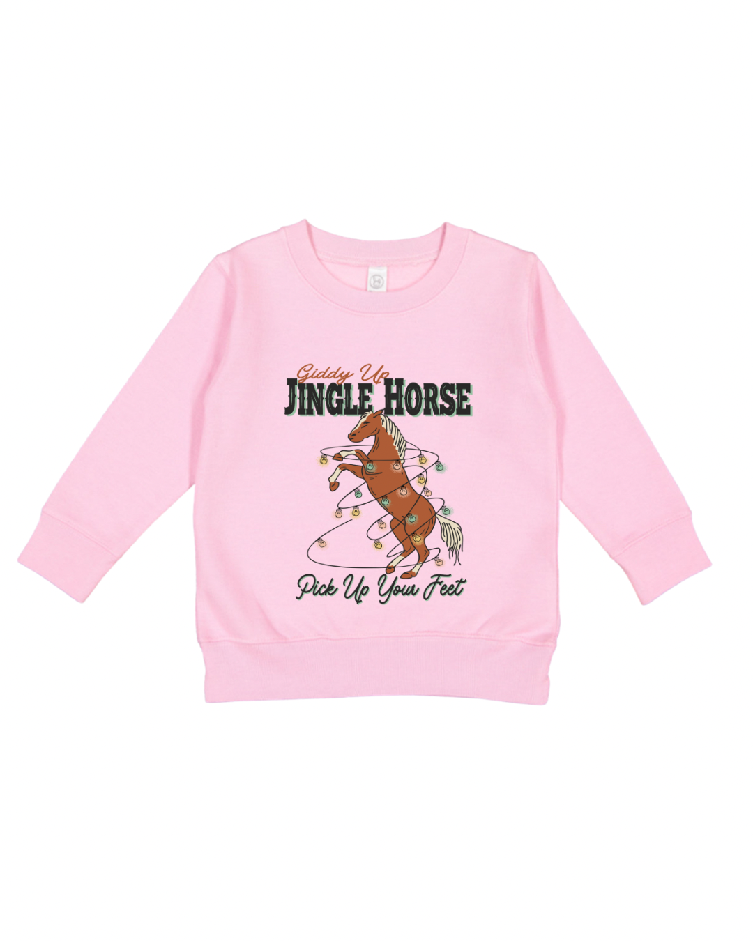 Giddy Up Jingle Horse Toddler Sweatshirt