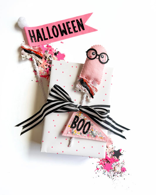 Boo Confetti Gift Tag