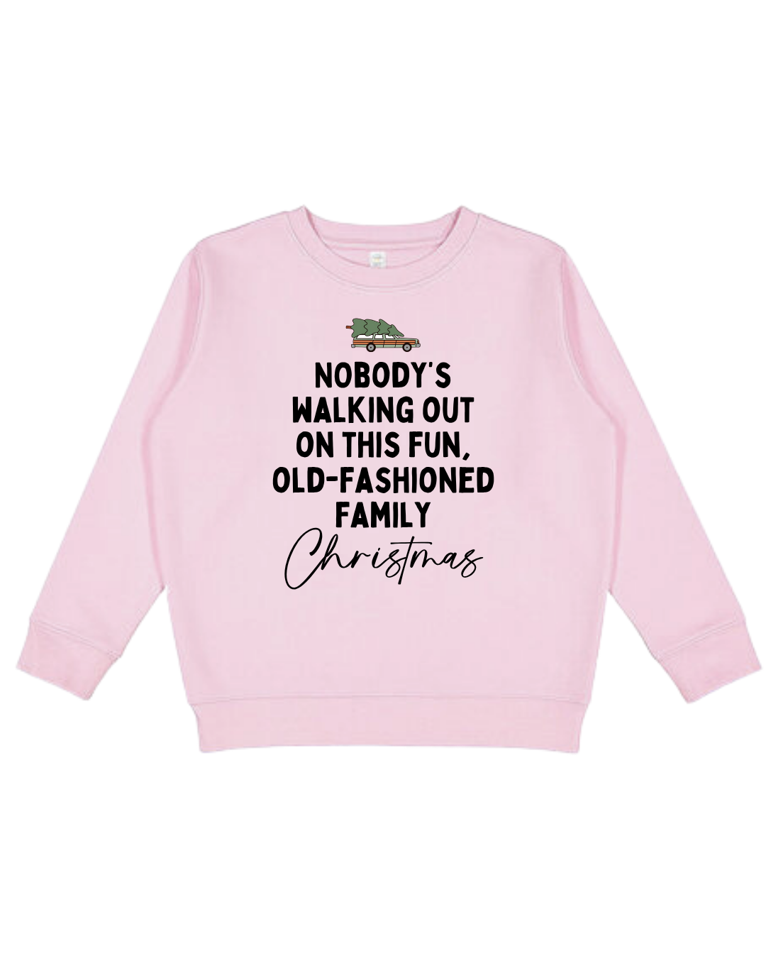 Old-Fashioned Family Christmas Youth Sweatshirt