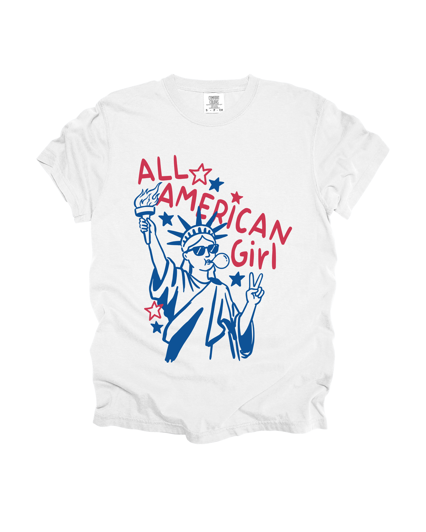All American Girl Adult Tee