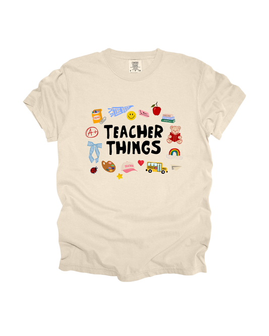 Teacher Things Adult Tee