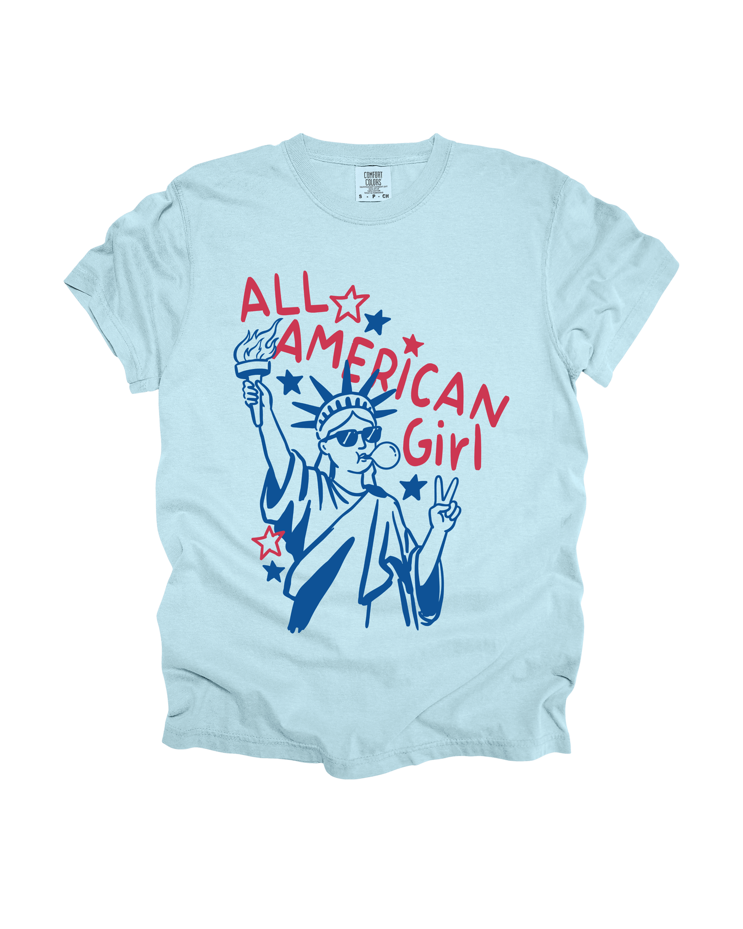 All American Girl Adult Tee