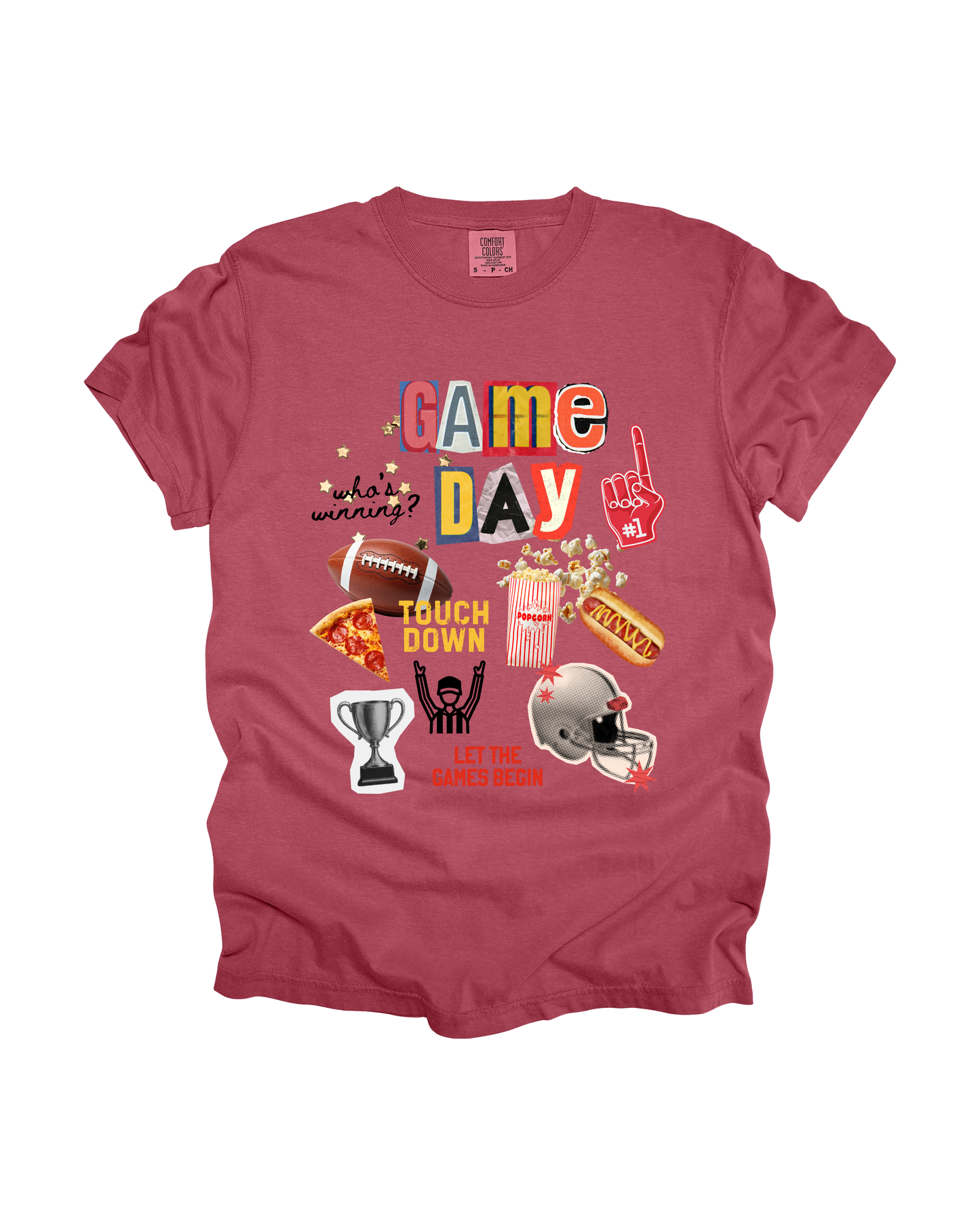 Game Day Collage Adult Tee