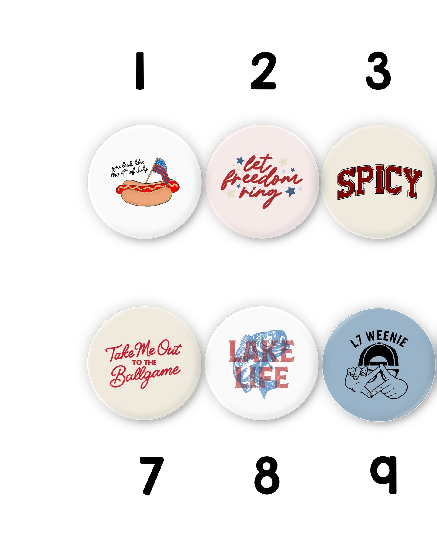 4th of July Button