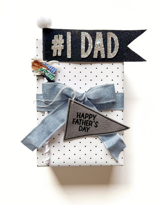 Custom Pennant Gift Tag | Father’s Day