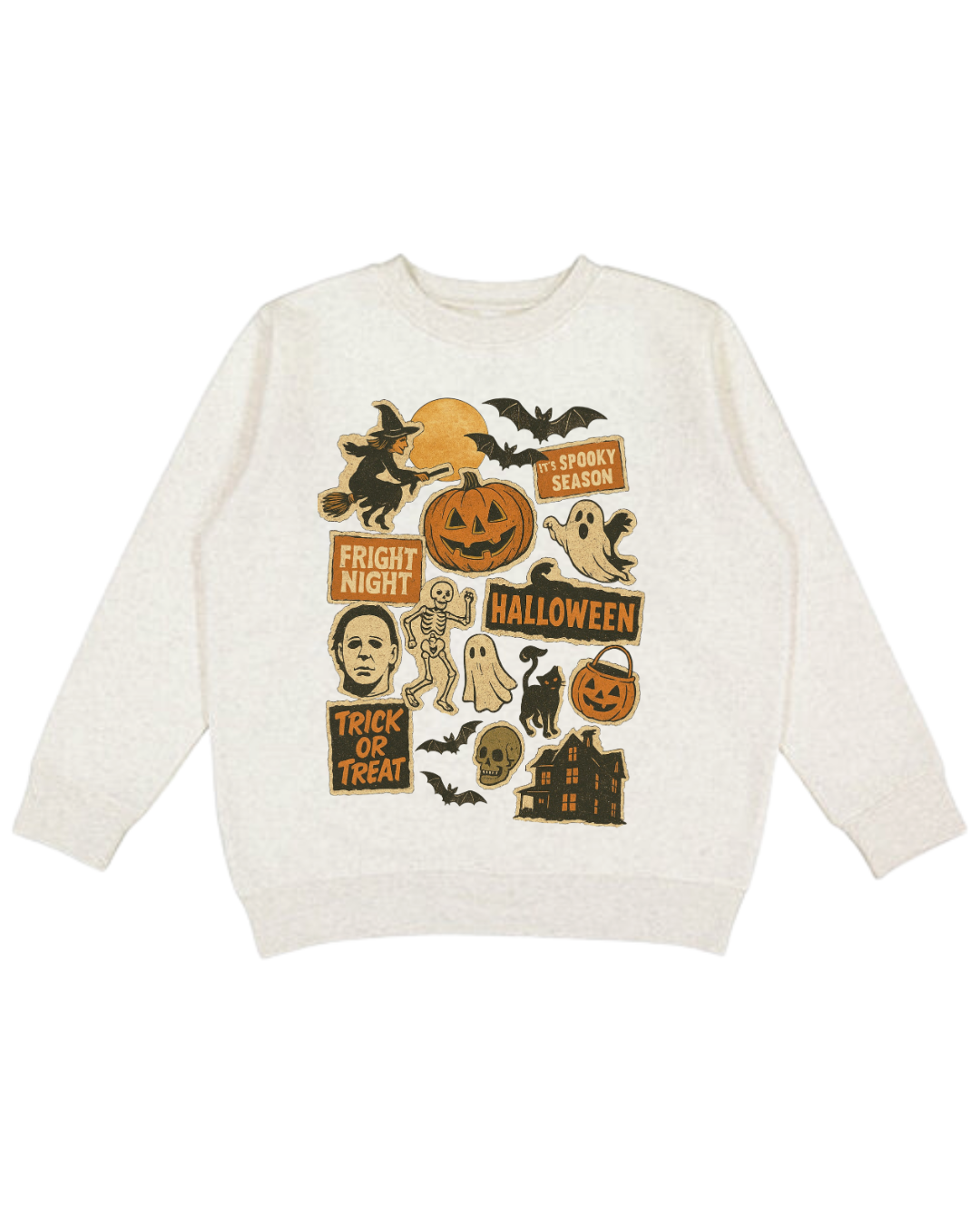 Vintage Halloween Charms Youth Sweatshirt