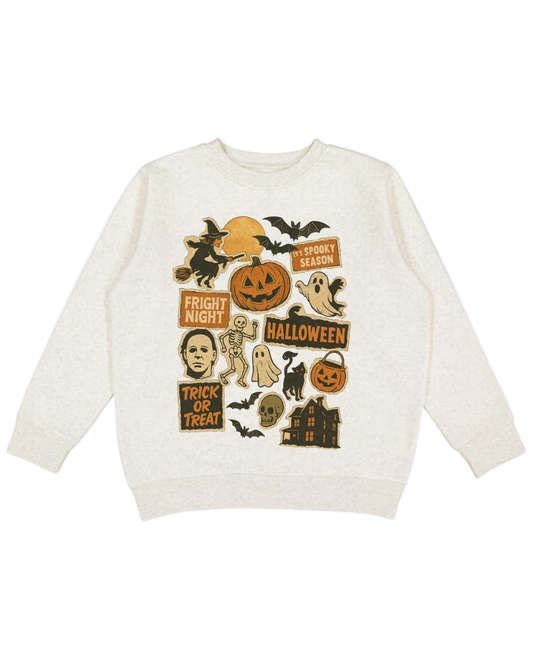 Vintage Halloween Charms Youth Sweatshirt