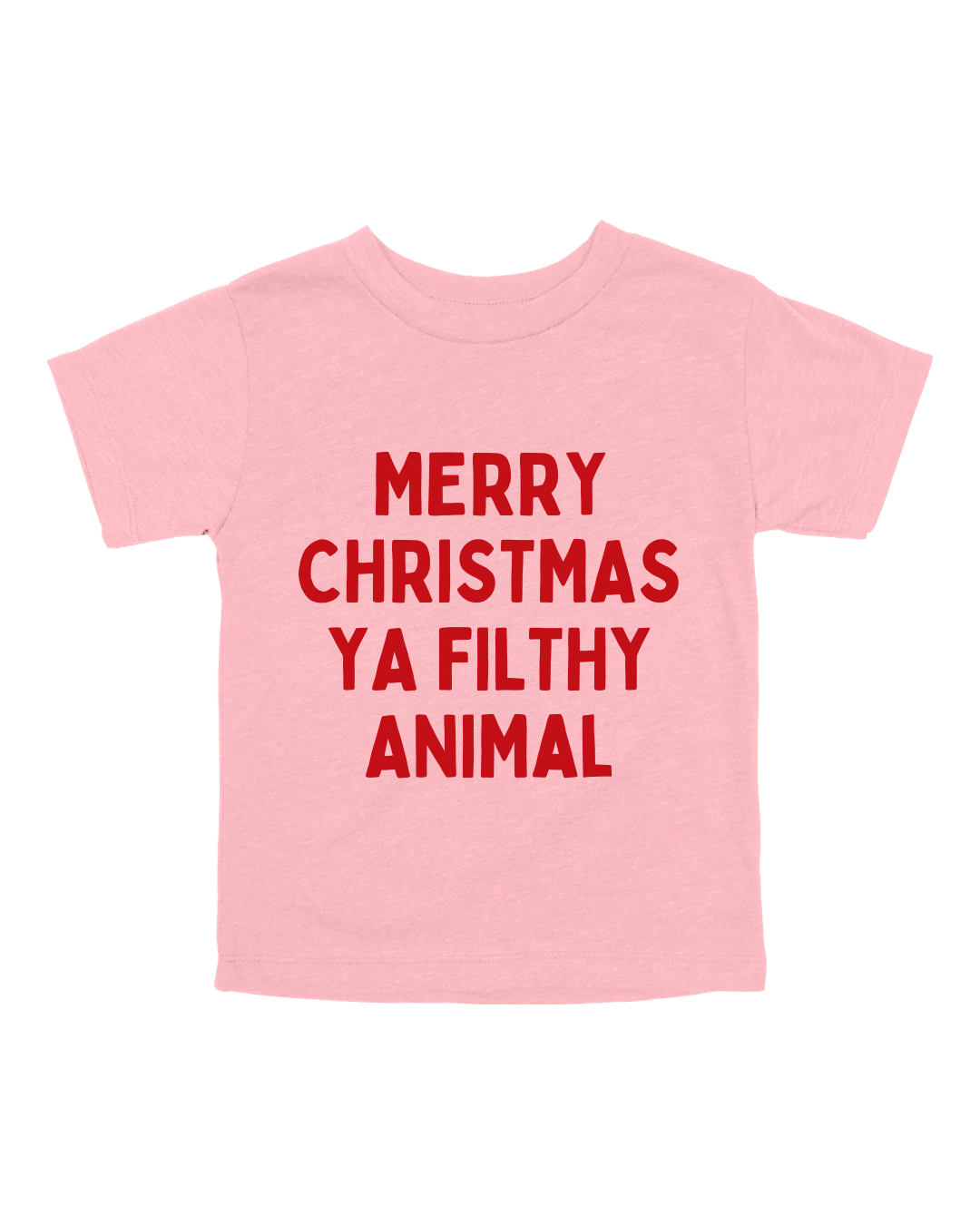 Merry Christmas Ya Filthy Animal Youth Tee
