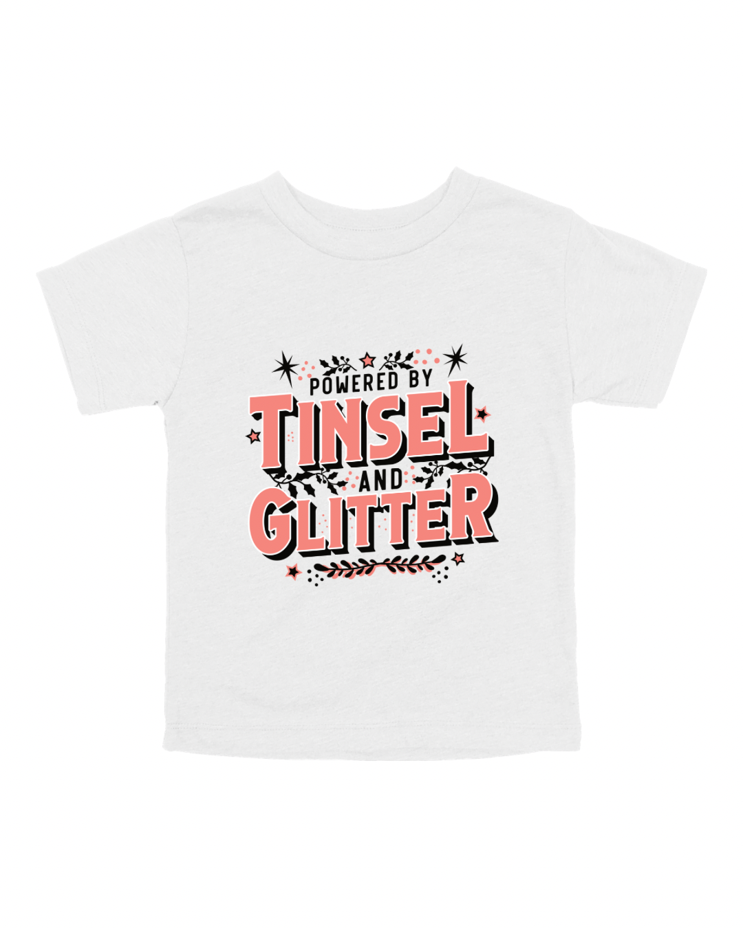 Powered By Tinsel & Glitter Youth Tee