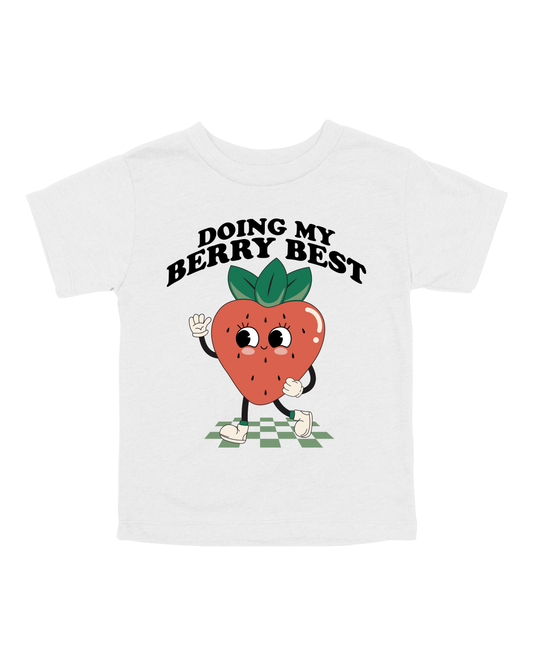 Doing My Berry Best Youth Tee
