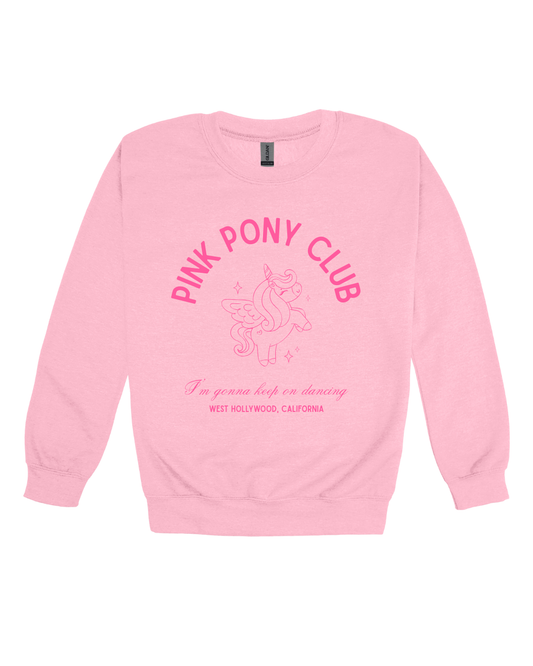 Pink Pony Club Adult Sweatshirt