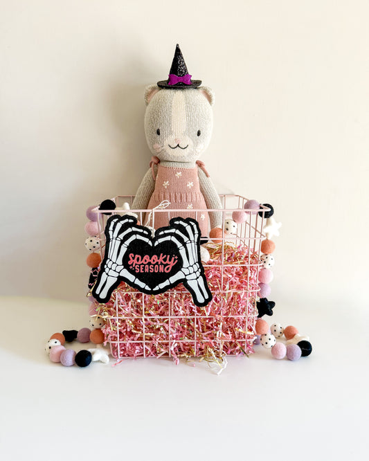 Spooky Season Skeleton Tag