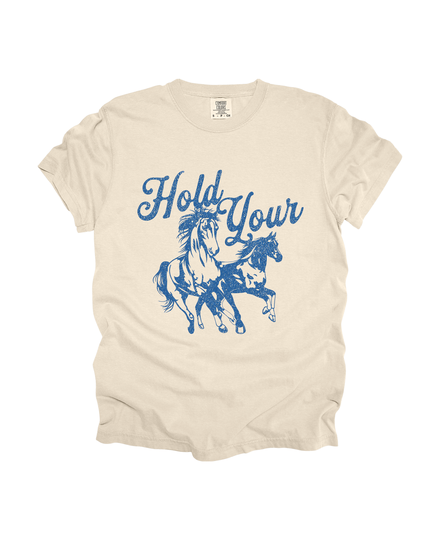 Hold Your Horses Adult Tee