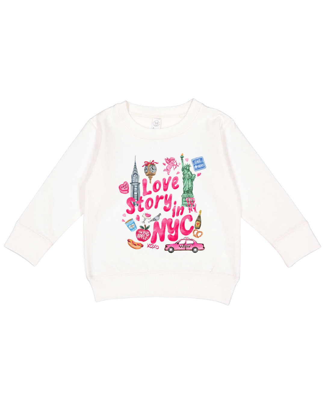 Love Story In NYC Toddler Sweatshirt