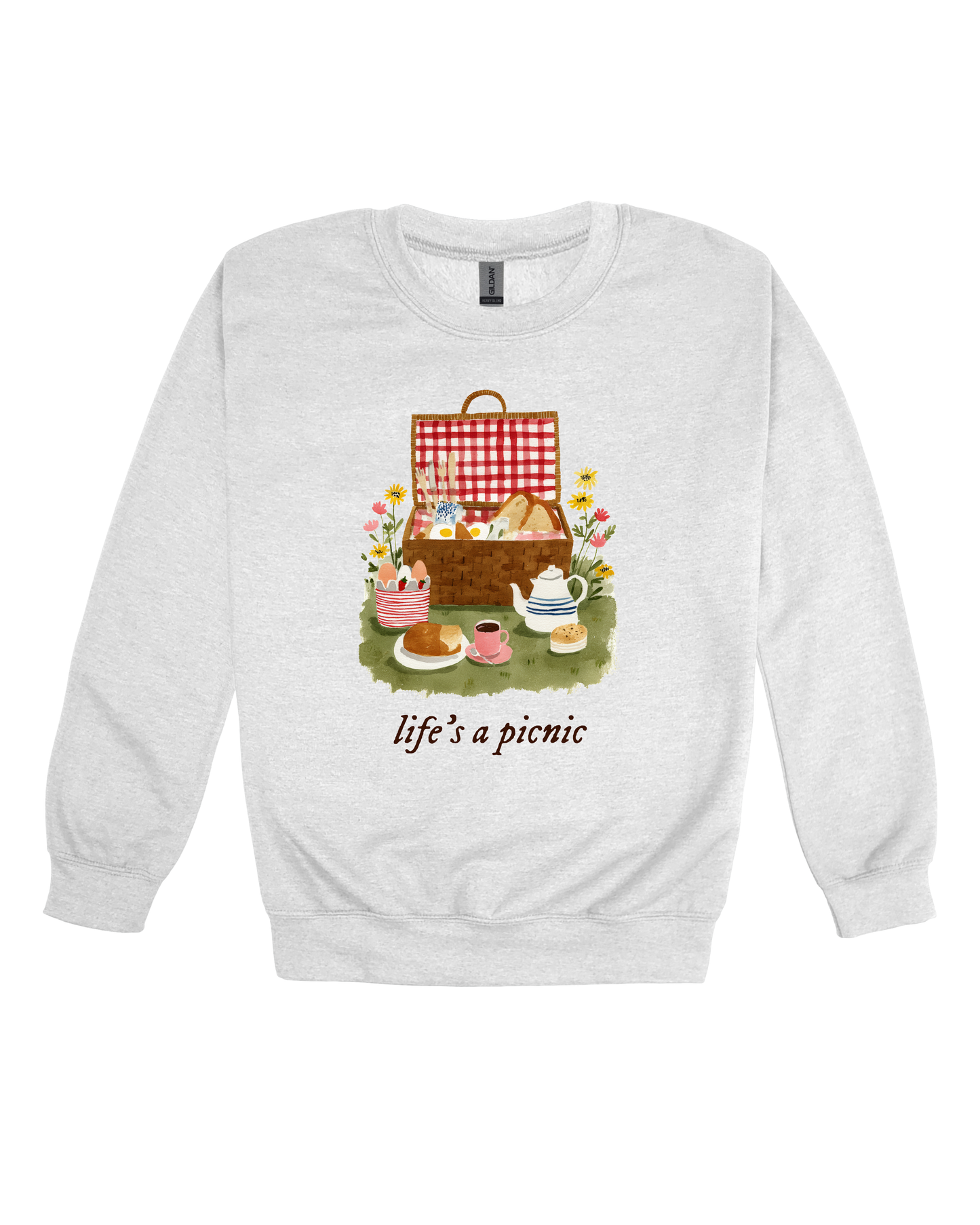 Life’s A Picnic Adult Sweatshirt