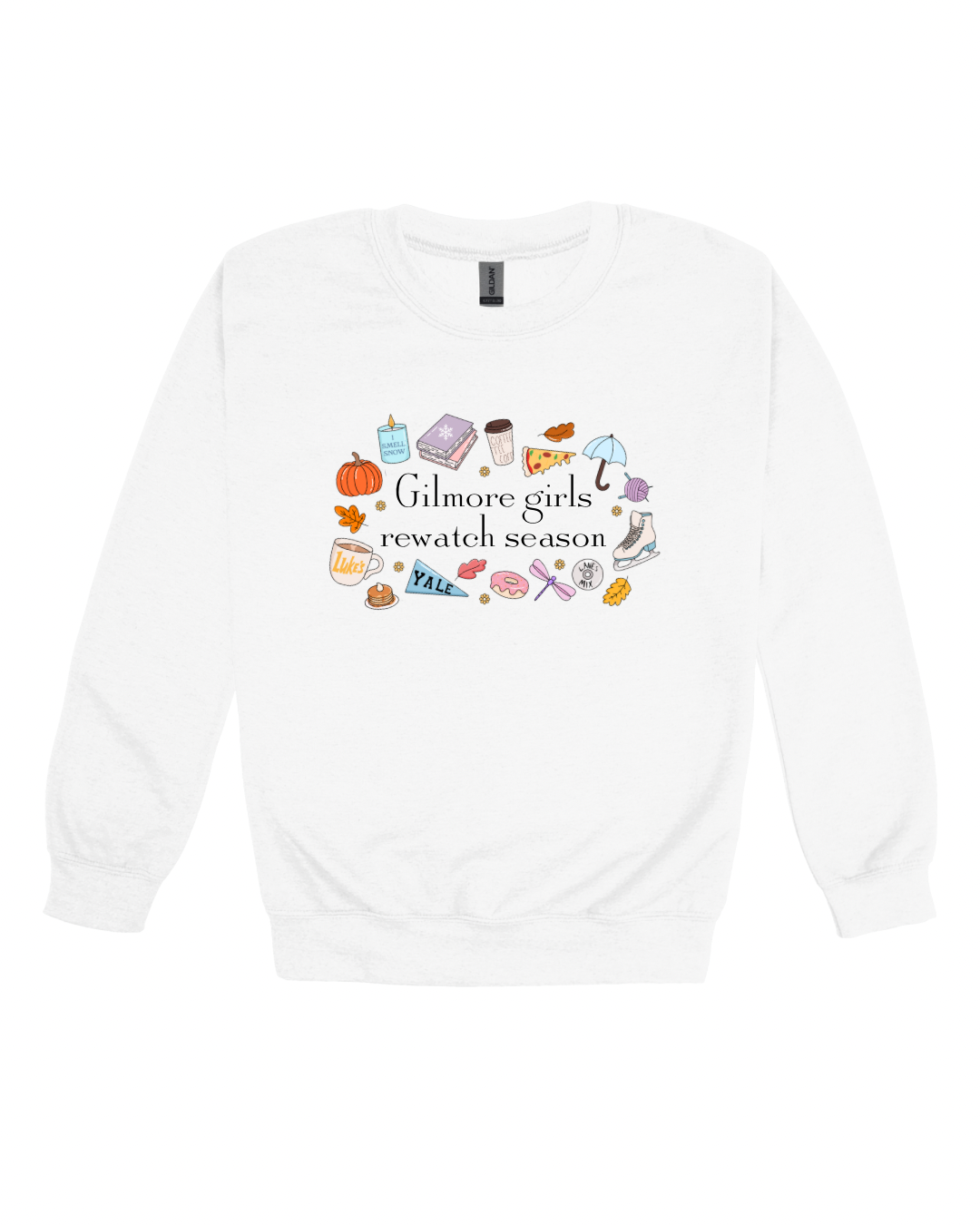 Gilmore Girls Rewatch Season Adult Sweatshirt