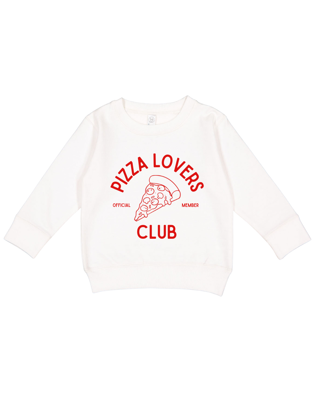 Pizza Lovers Club Toddler Sweatshirt
