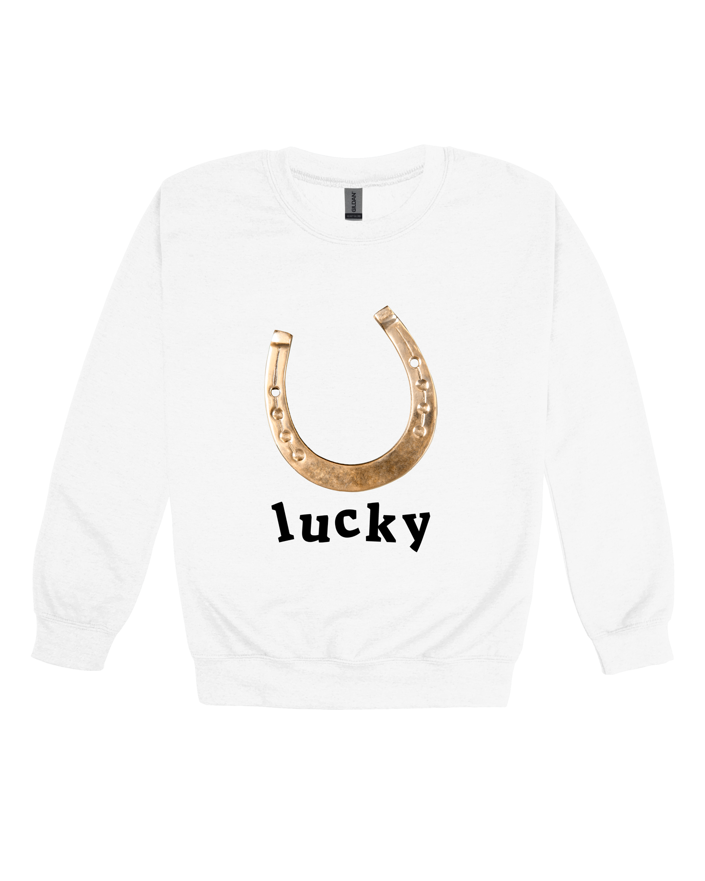 Lucky Horseshoe Adult Sweatshirt