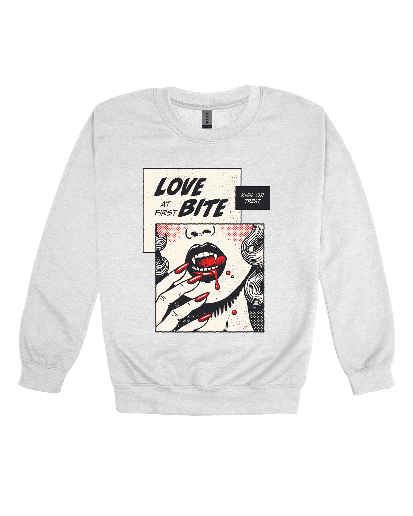 Love At First Bite Adult Sweatshirt