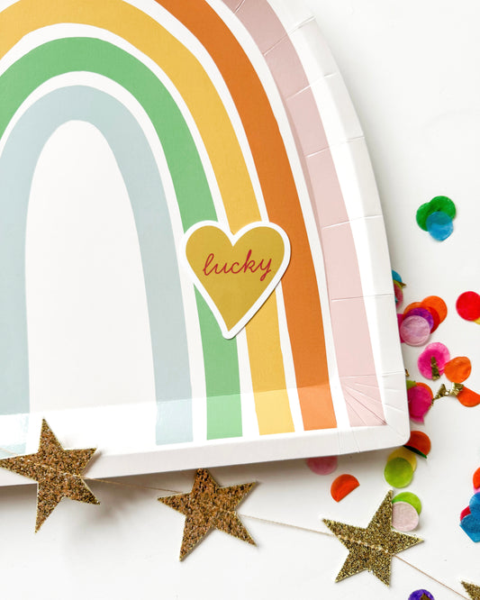 Lucky Heart Vinyl Sticker