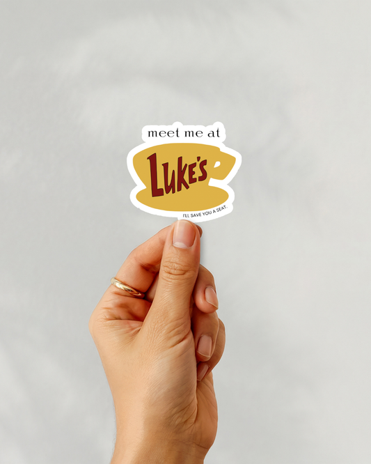 Gilmore Girls Meet Me At Luke’s Vinyl Sticker