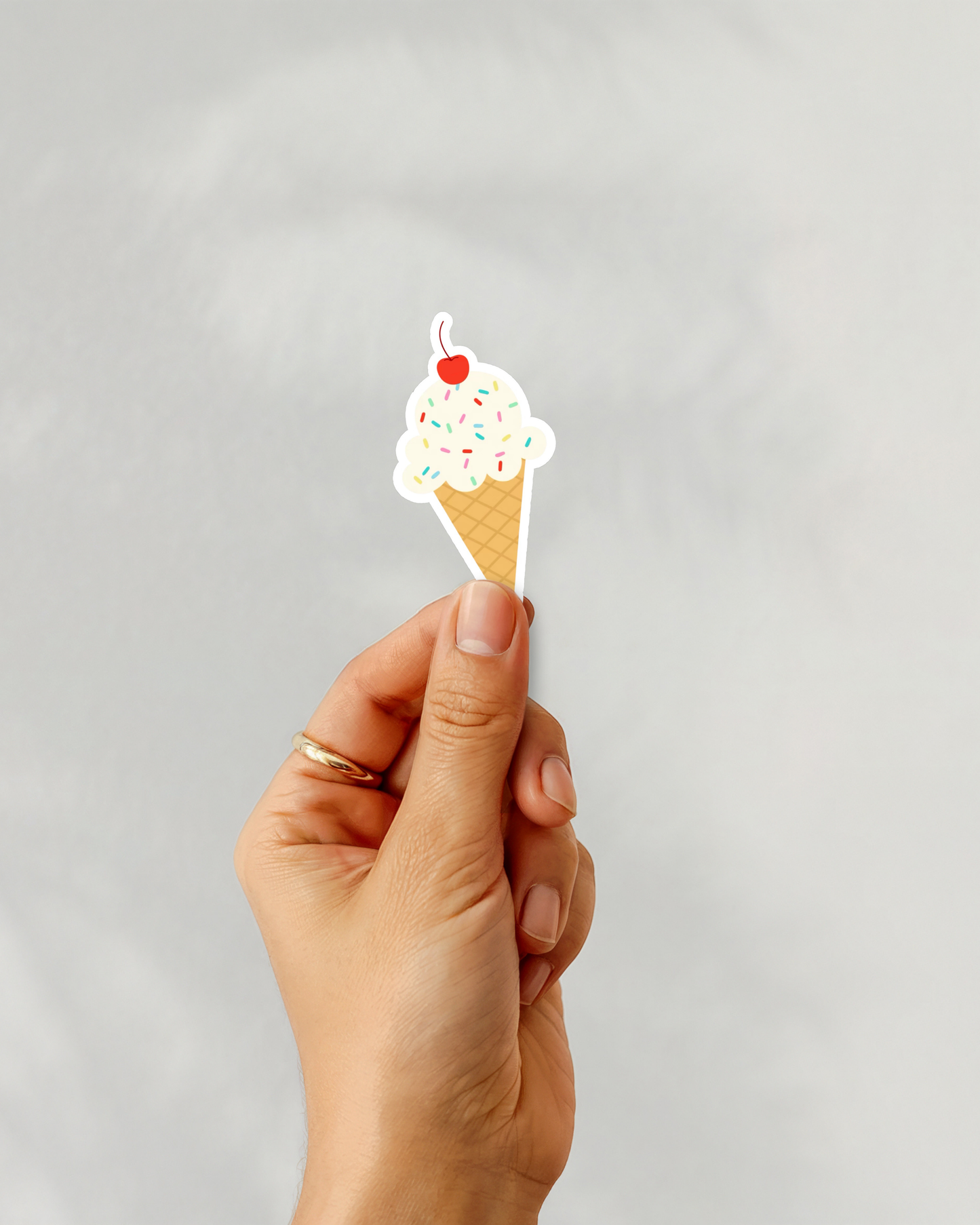 Ice Cream Vinyl Sticker