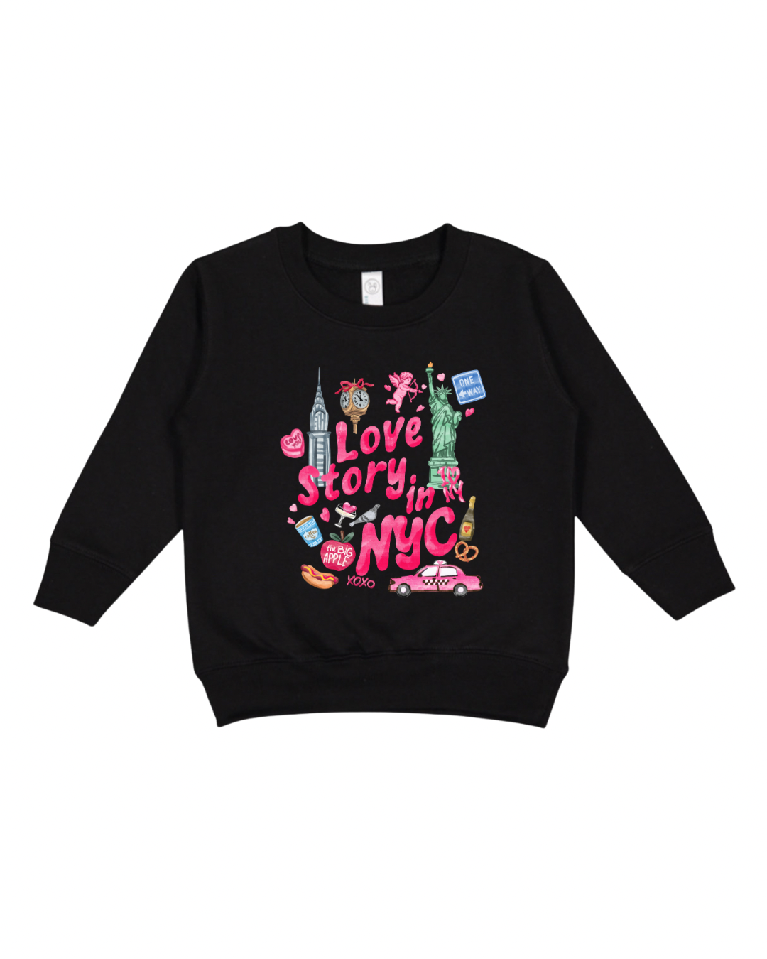 Love Story In NYC Toddler Sweatshirt