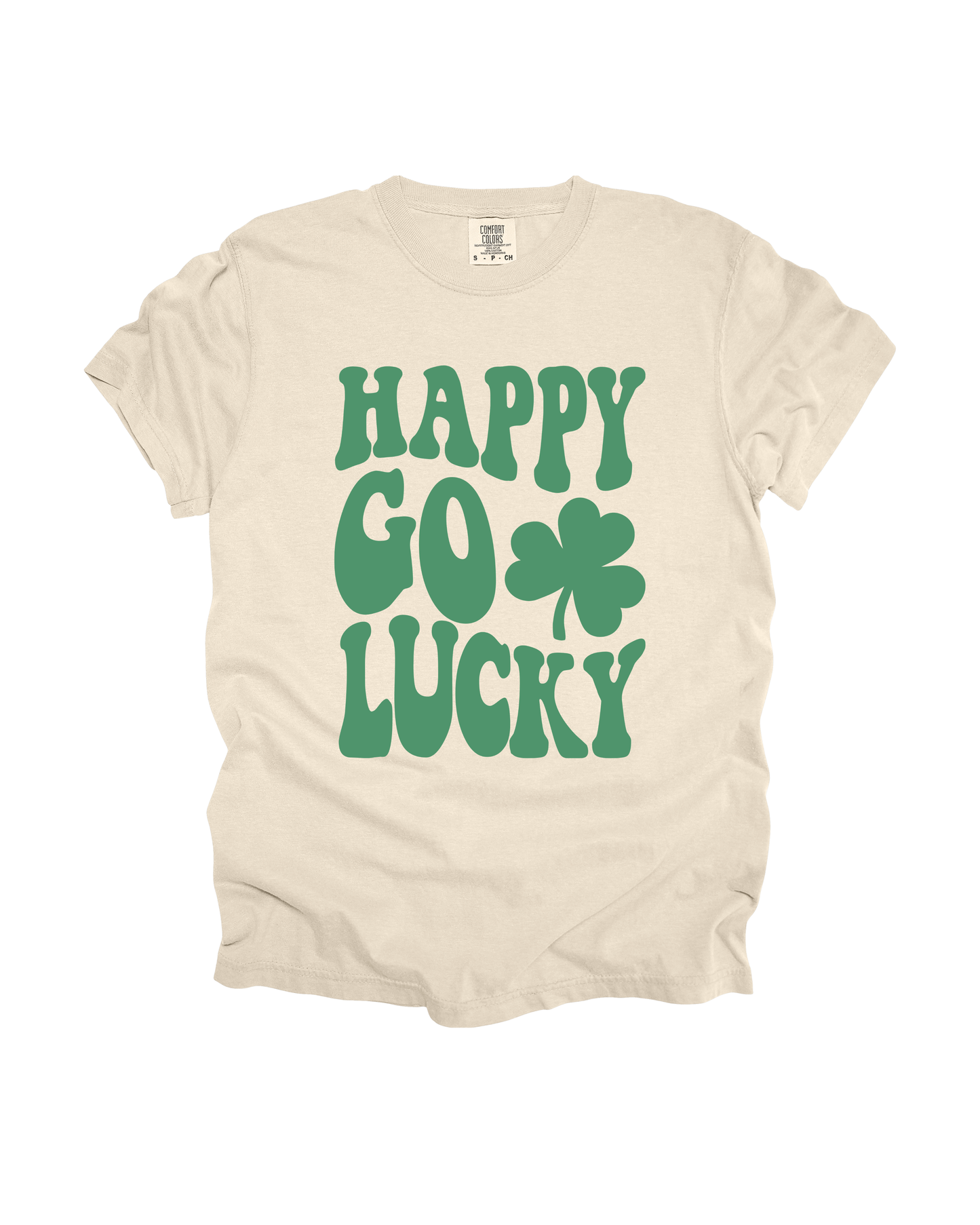 Happy Go Lucky Adult Tee