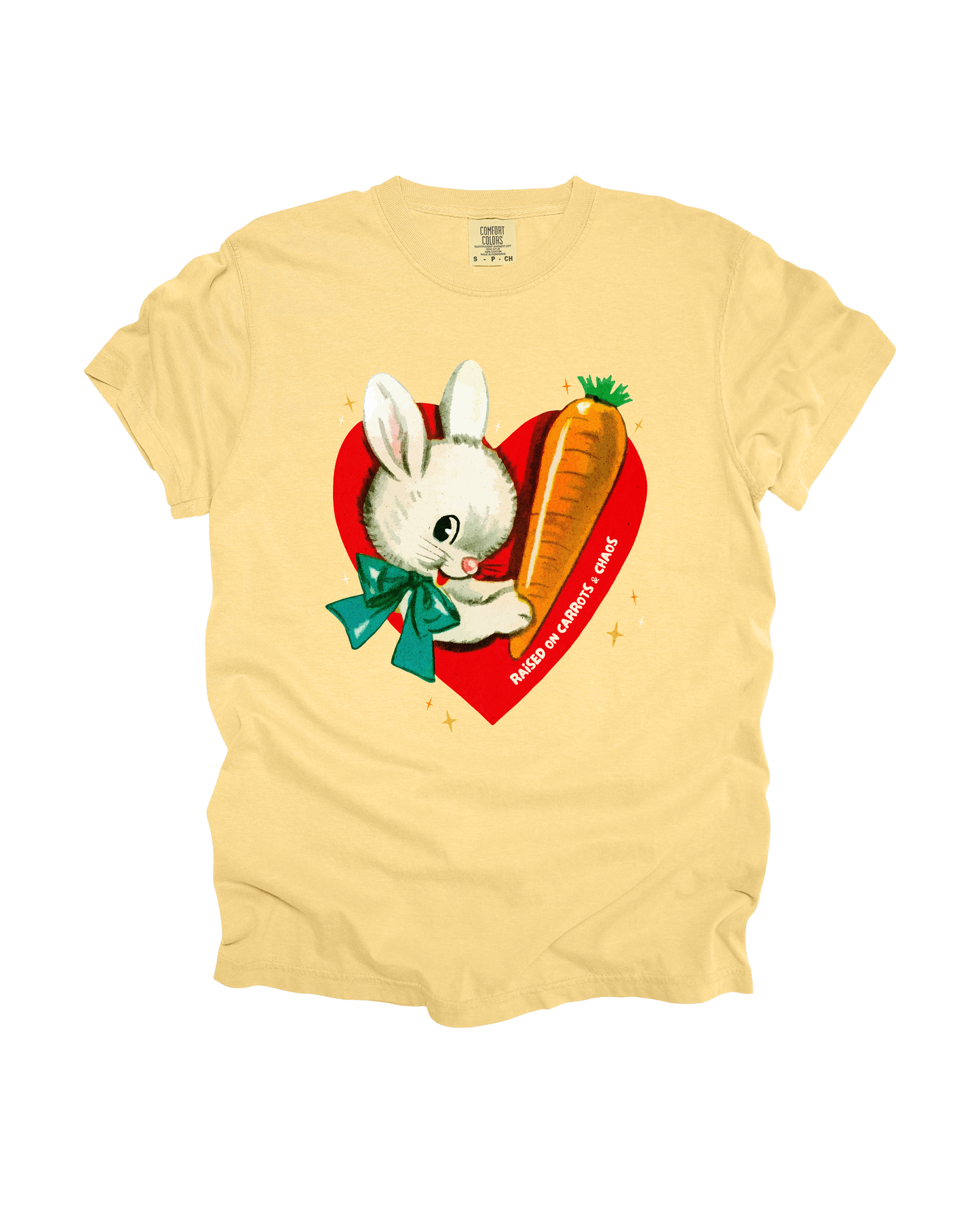 Raised On Carrots & Chaos Adult Tee