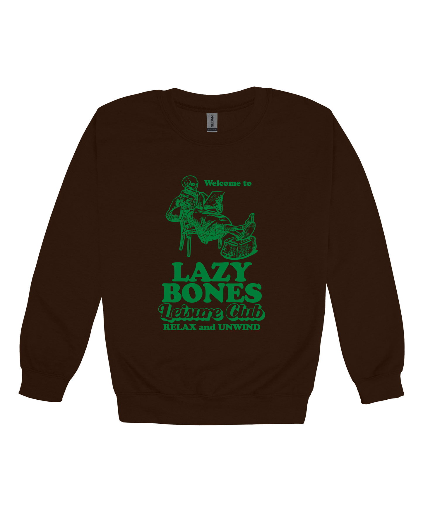 Lazy Bones Leisure Club Adult Sweatshirt