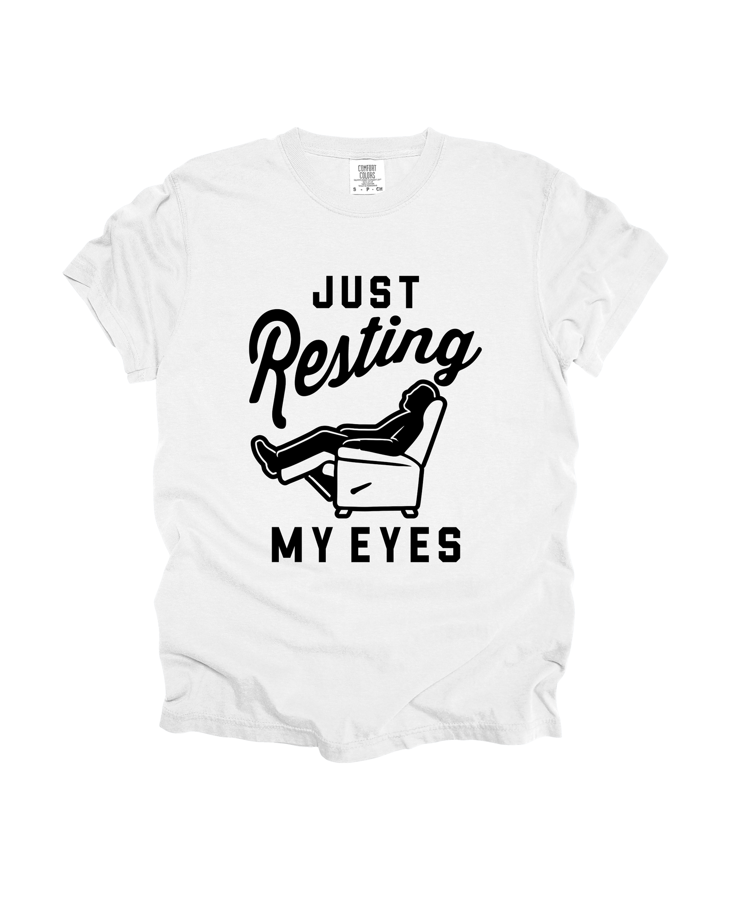 Just Resting My Eyes Adult Tee
