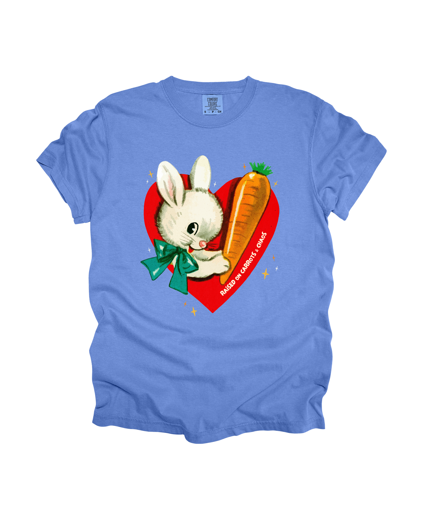 Raised On Carrots & Chaos Adult Tee