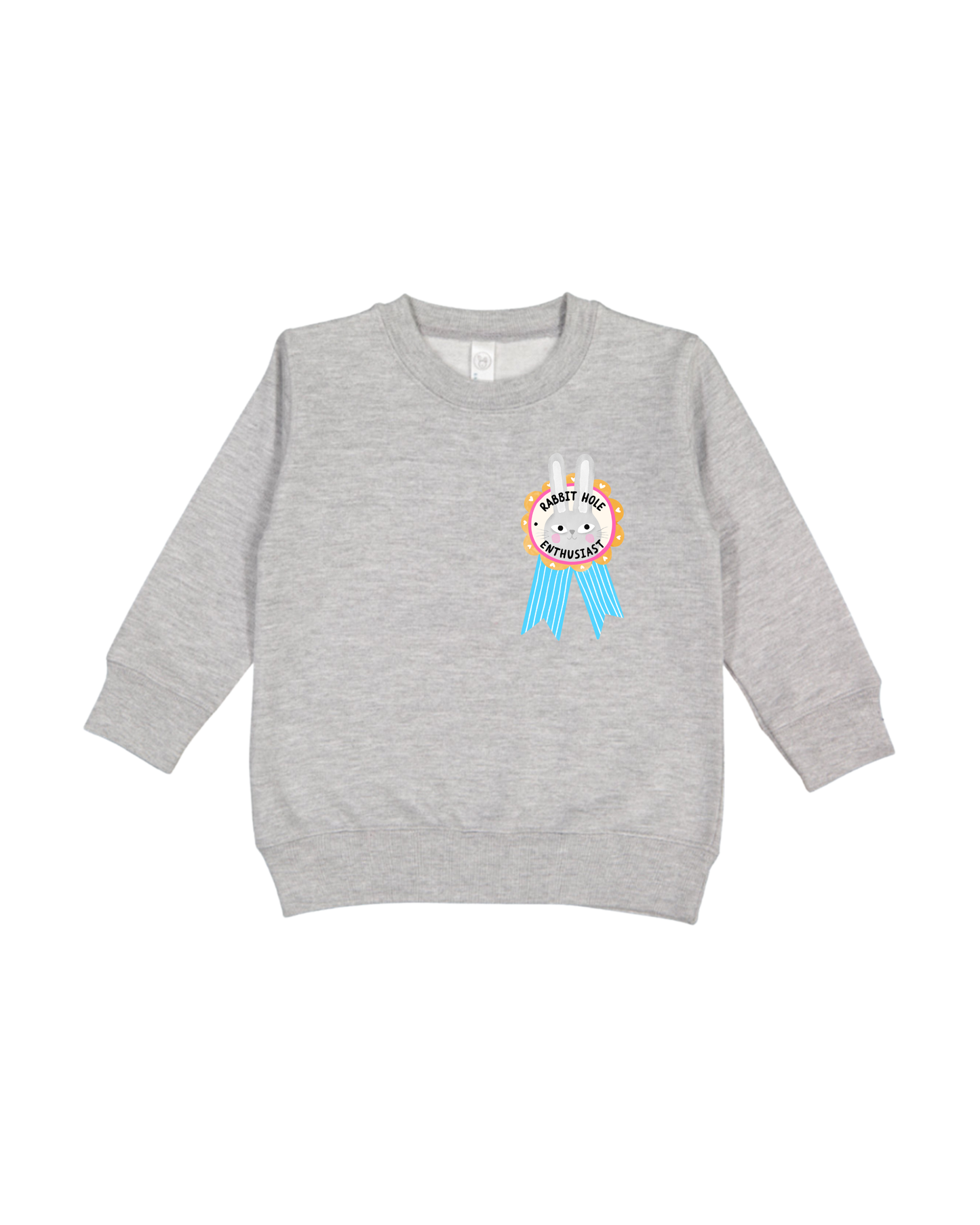 Rabbit Hole Enthusiast Toddler Sweatshirt