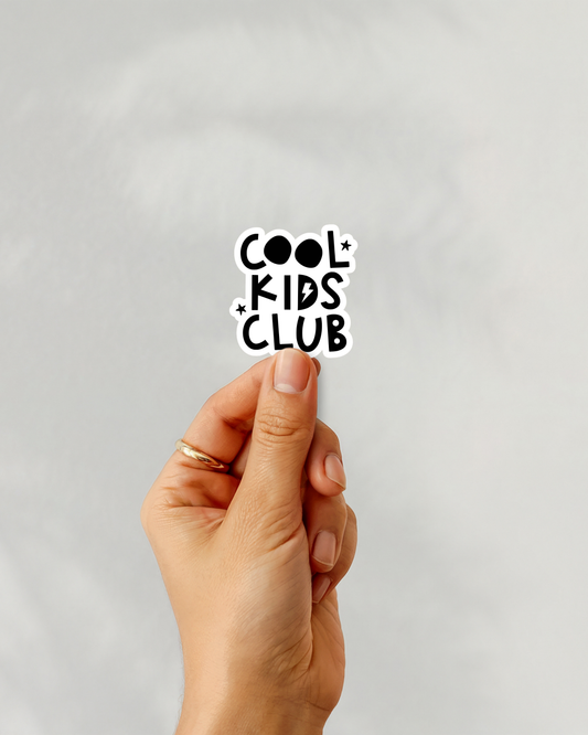 Cool Kids Club Vinyl Sticker